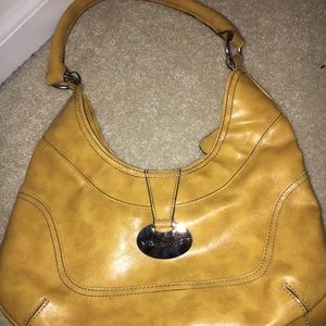 Nine West Mustard Yellow Shoulder Bag